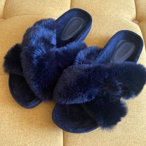 {LOFT} Faux Fur Slippers